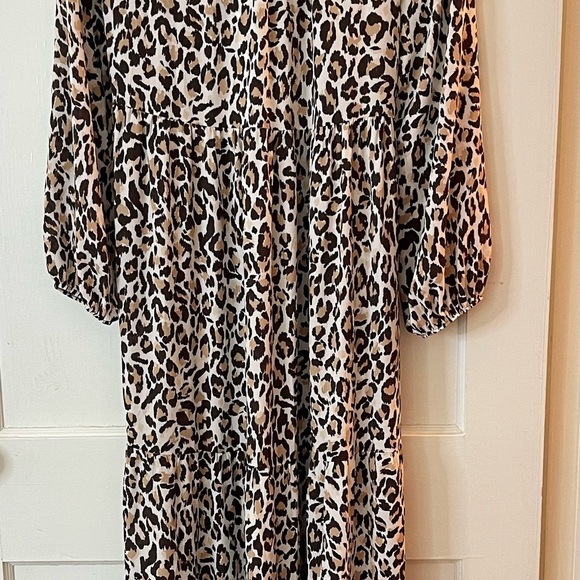 NWT Banana Republic Leopard Print Maxi Dress - S 593525 - Size Medium - Picture 6 of 10